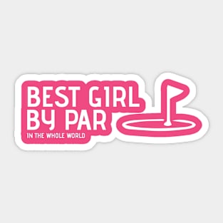 golf girl Sticker